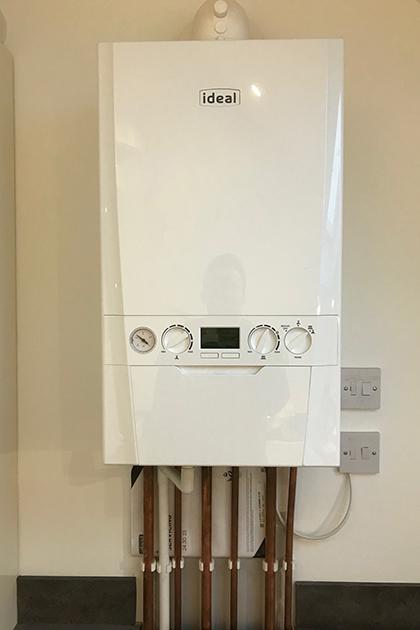 New Ideal boiler installation in Woodingdean