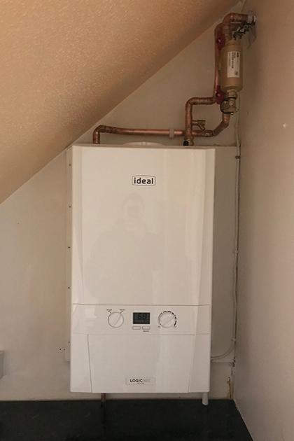 New Ideal boiler installation in Peacehaven with a 10 year warranty